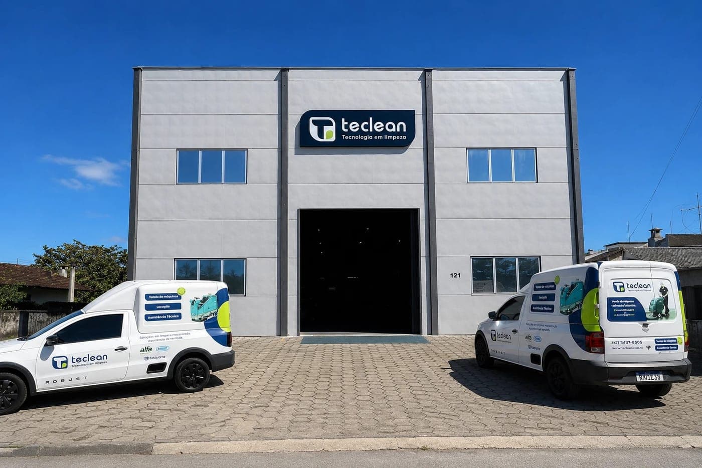 Sede da Teclean em Joinville/SC